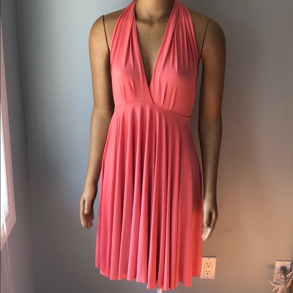 Sakura MIDI Infinity Convertible Dress in Coral - Picture 2 of 6